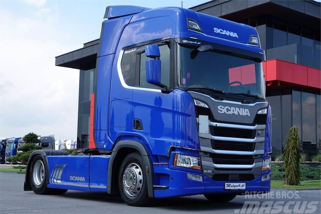 Scania R 450 / RETARDER / LEDY / OPONY 100 % / EURO 6 / 2 Vetopöytäautot