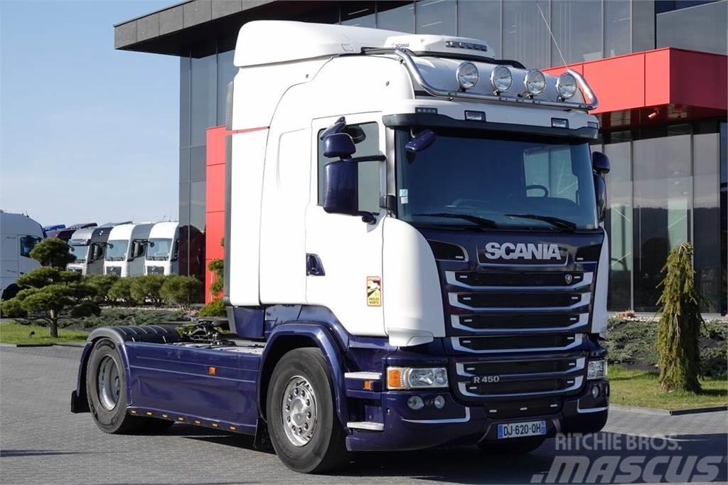 Scania R 450 / RETARDER / I-PARK COOL / EURO 6 / SPROWADZ Vetopöytäautot