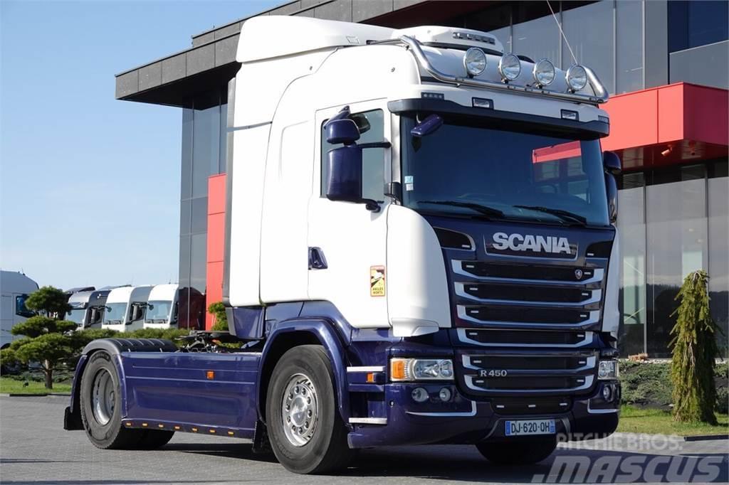 Scania R 450 / RETARDER / I-PARK COOL / EURO 6 / SPROWADZ Vetopöytäautot