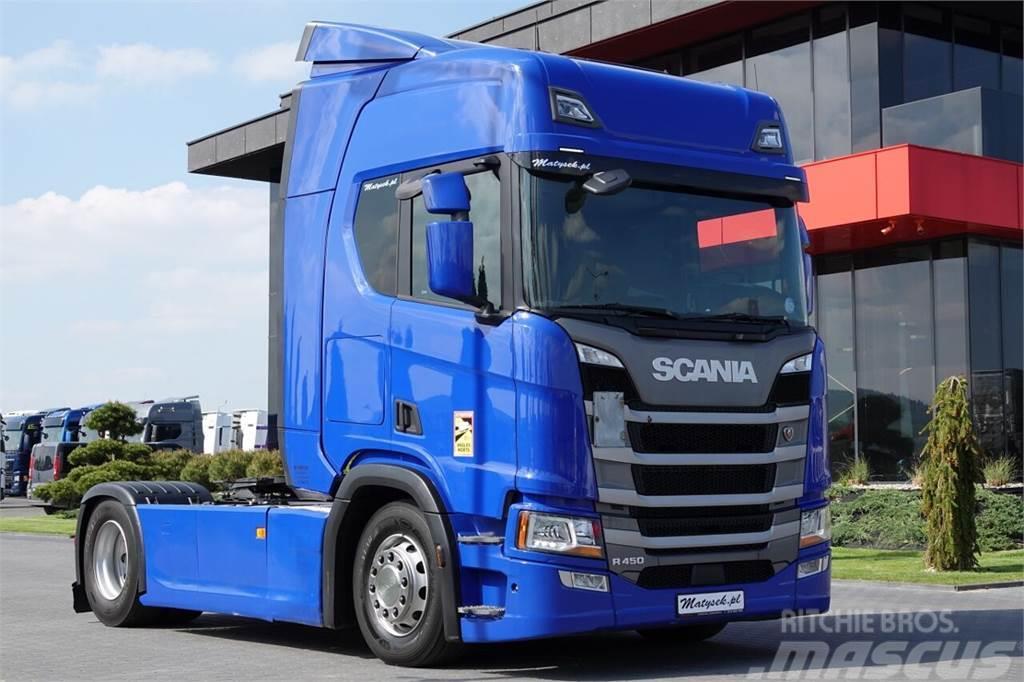 Scania R 450 / RETARDER / 2018 ROK / Vetopöytäautot