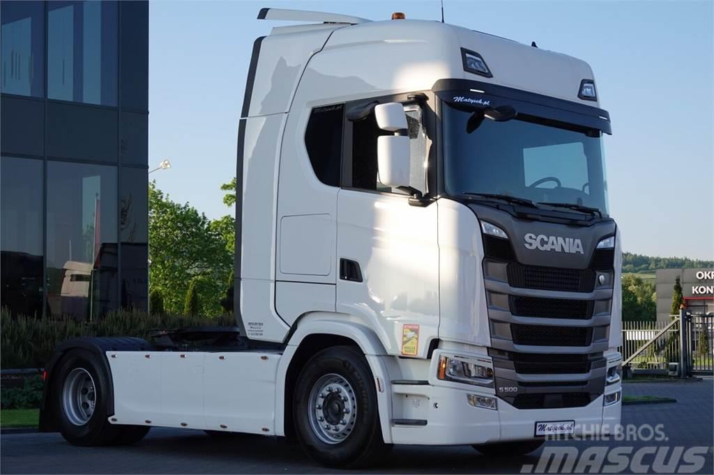Scania S 500 / RETARDER / KLIMA POSTOJOWA / 2019 ROK Vetopöytäautot