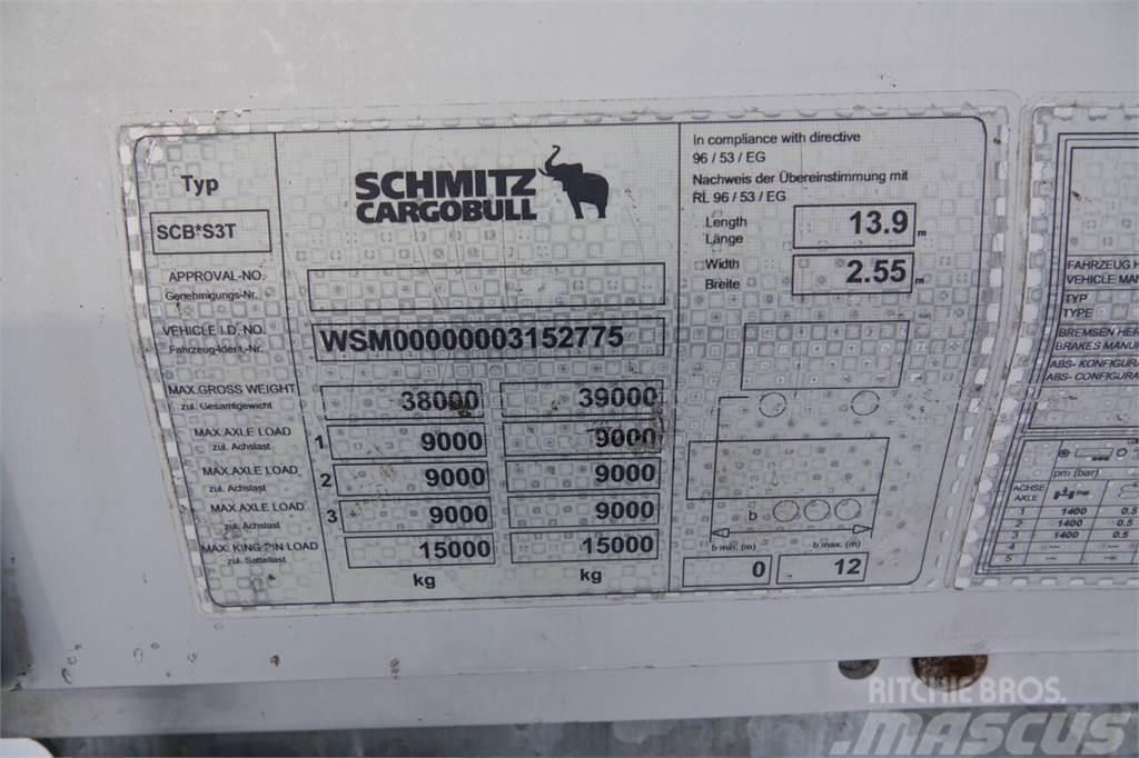 Schmitz Cargobull CURTAINSIDER / STANDARD / 2012 YEAR Pressukapellipuoliperävaunut