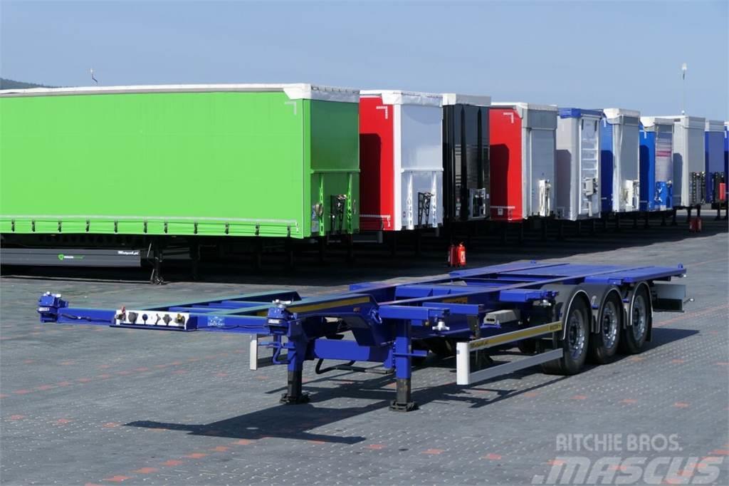 Wielton CHASISS / FOR CONTAINERS / LIFTED AXLE / SAF / Alusta ja jousitus