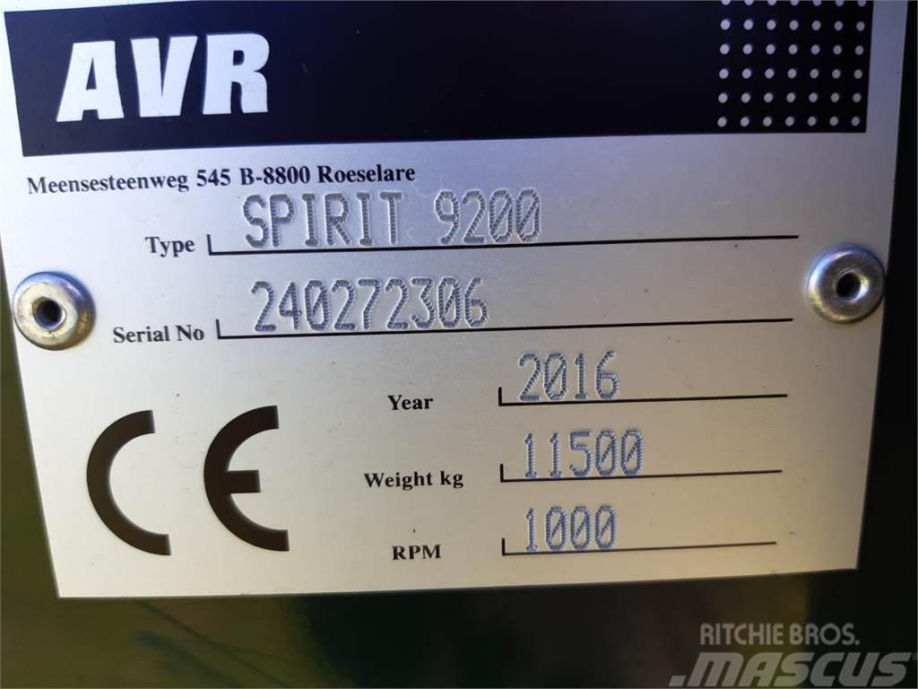 AVR SPIRIT 9200 Perunannostokoneet