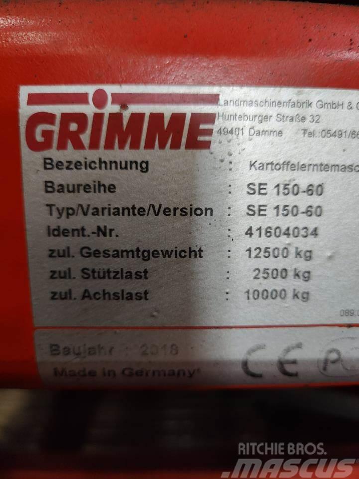 Grimme SE150-60UB-XXL Perunannostokoneet