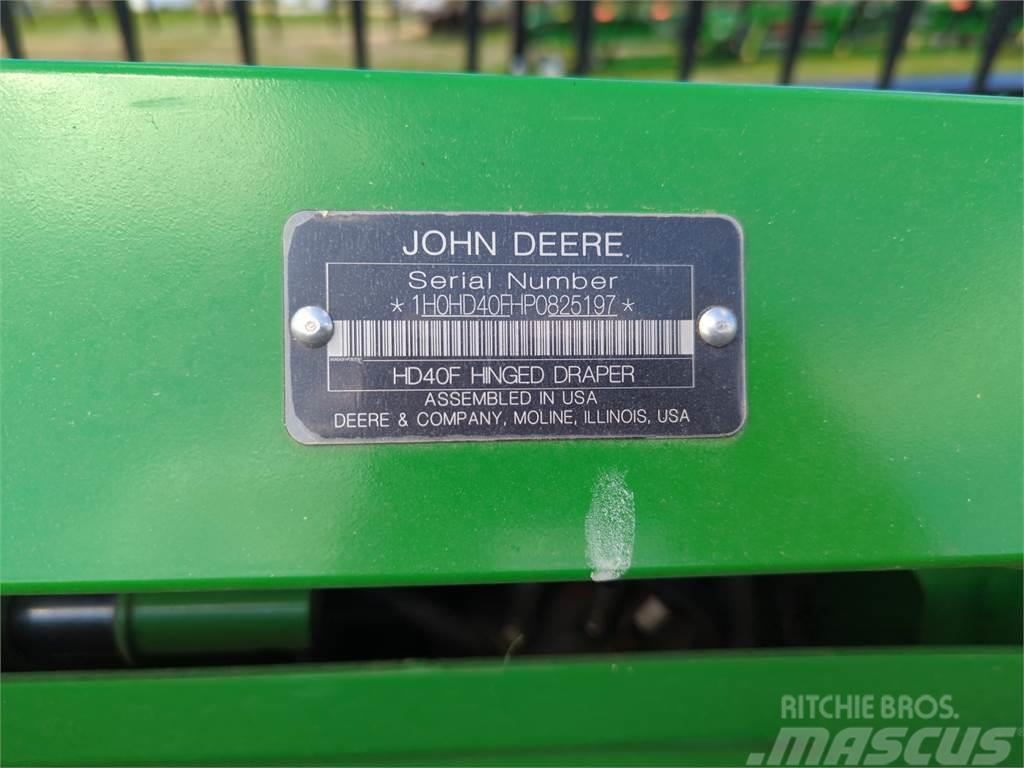 John Deere HD40F Lisävarusteet ja komponentit
