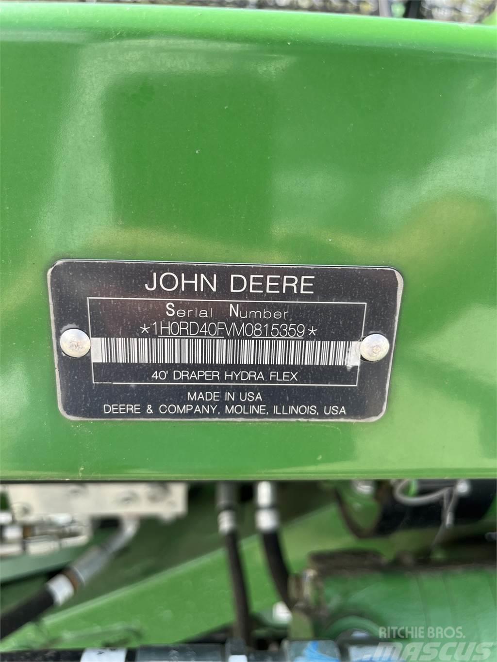 John Deere RD40F Lisävarusteet ja komponentit