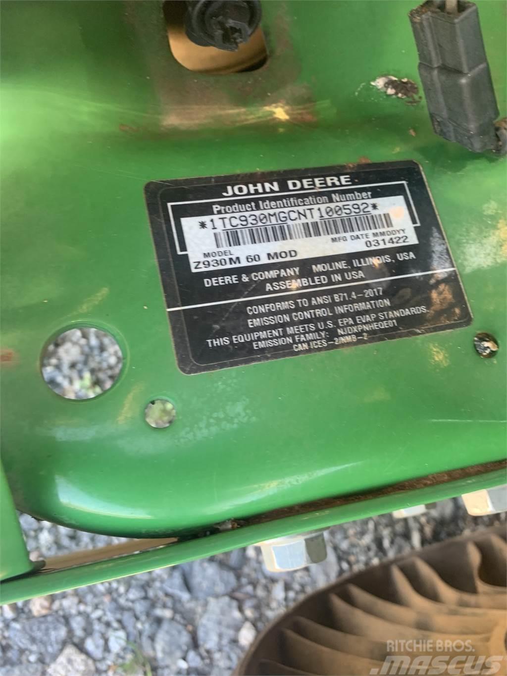 John Deere Z930M 0-kääntösäde leikkurit