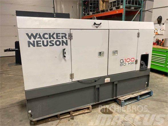Wacker Neuson G100 80kW Skid Mount Generator Muut generaattorit