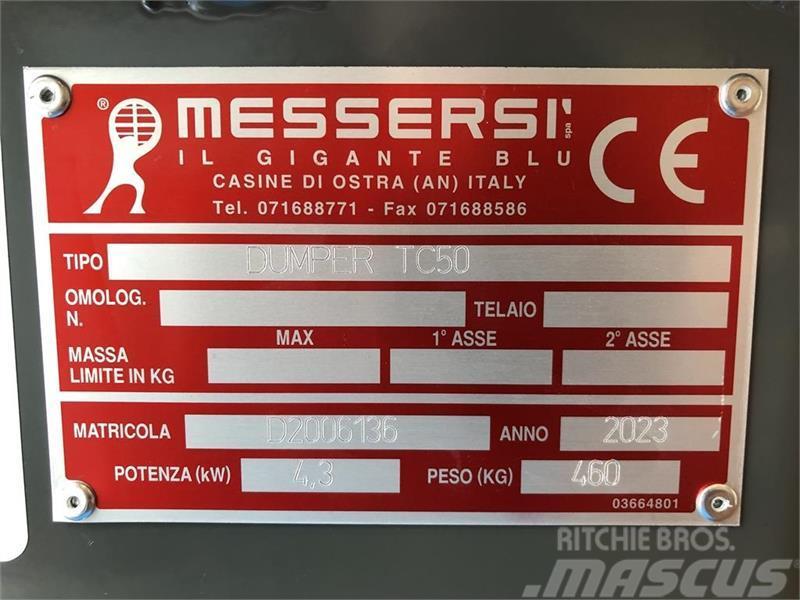 Messersi TC50 m. skovl Minidumpperit