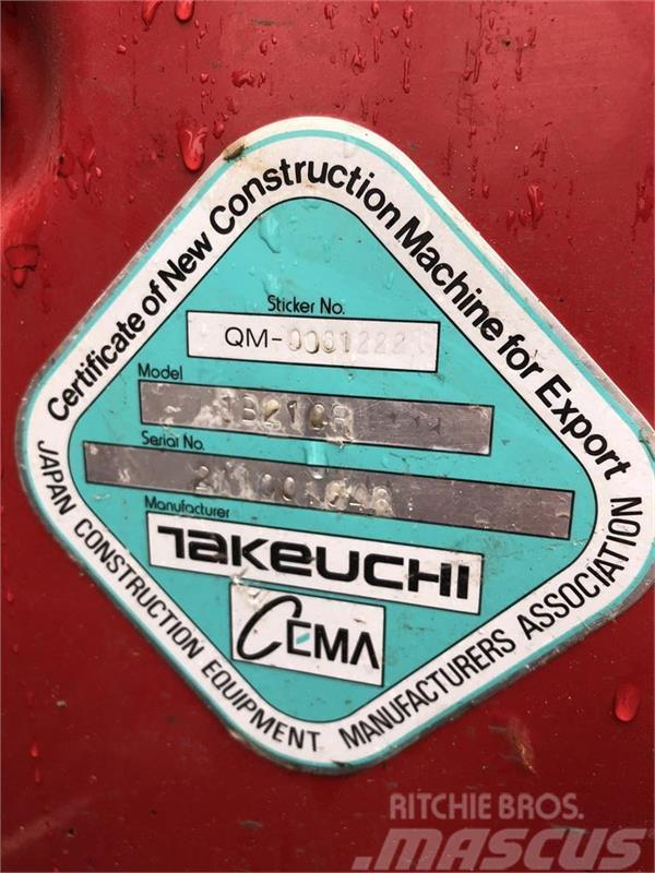 Takeuchi TB210R Minikaivukoneet < 7t