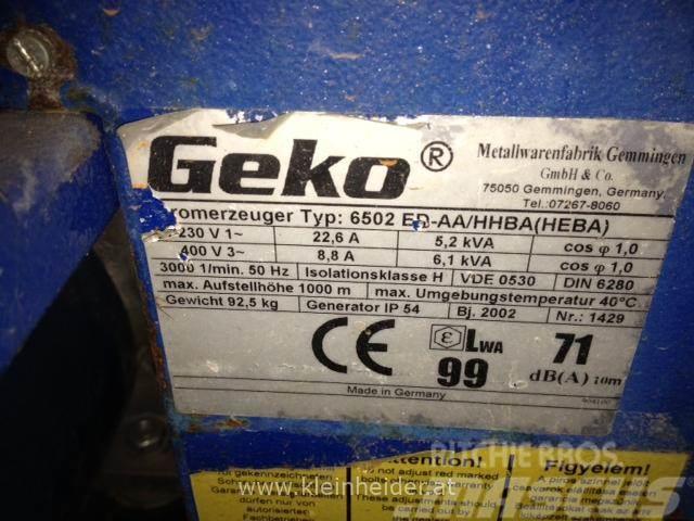  Geko Aggregat 6502 5 kVA Dieselgeneraattorit