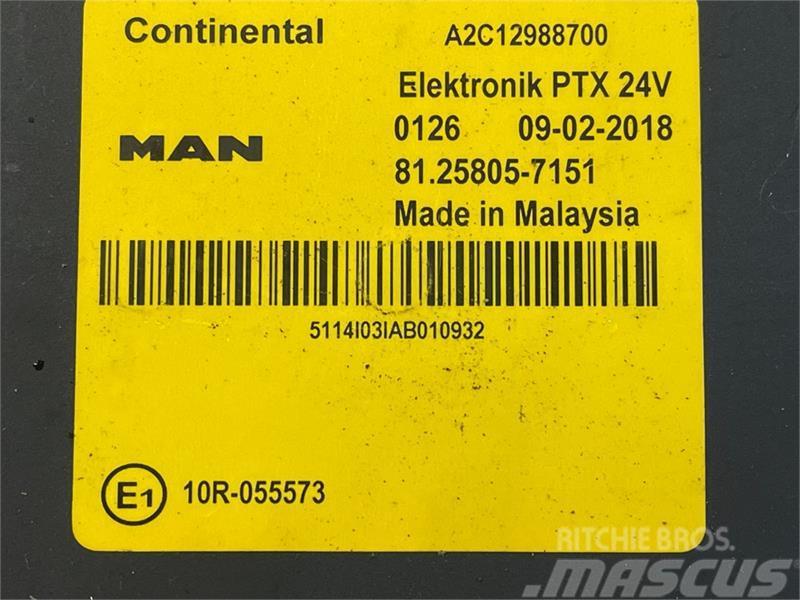 MAN MAN ECU PTX 81.25805-7151 Sähkö ja elektroniikka