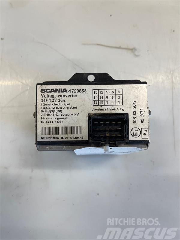 Scania SCANIA 1729858 VOLTAGE CONVERTER Sähkö ja elektroniikka