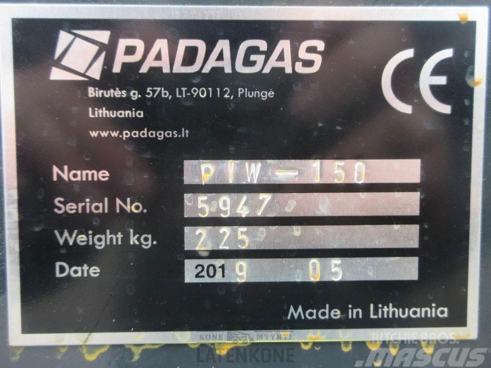Padagas Puomiharja PIW-150 R ilman kiinnikettä Harjat / harjakauhat