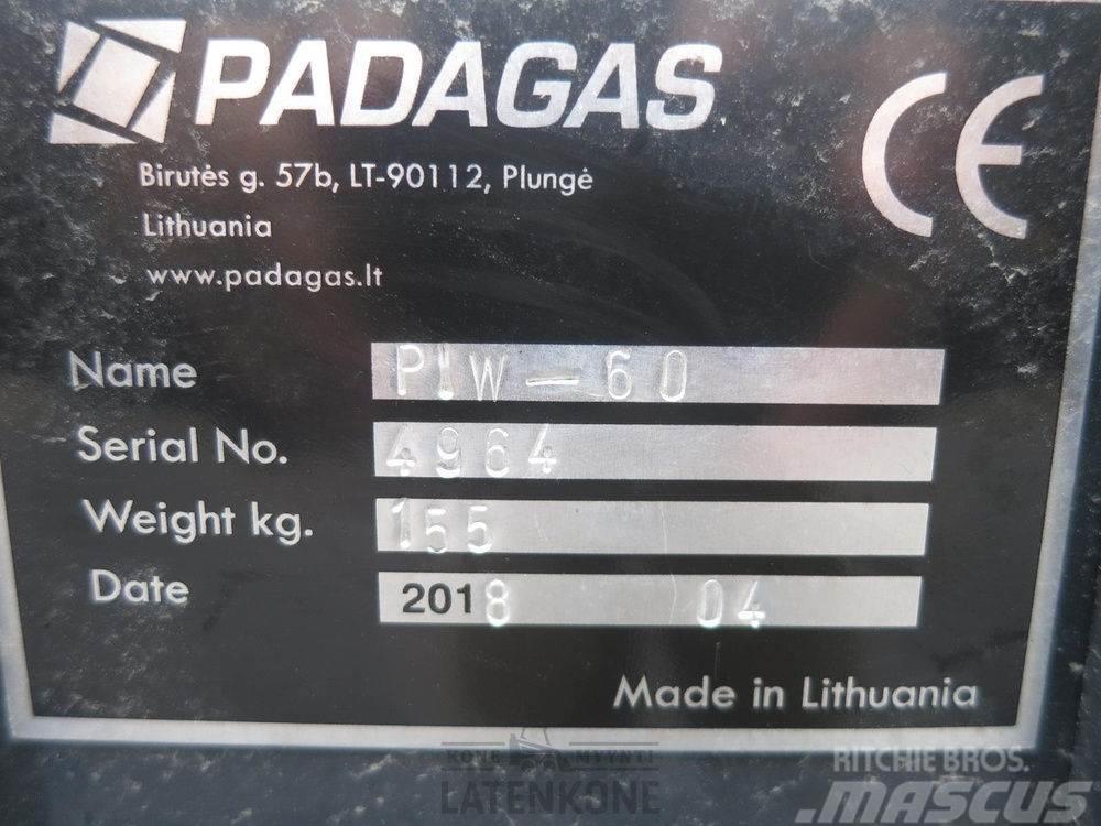 Padagas Puomiharja PIW-60 R ilman kiinnikettä Harjat / harjakauhat