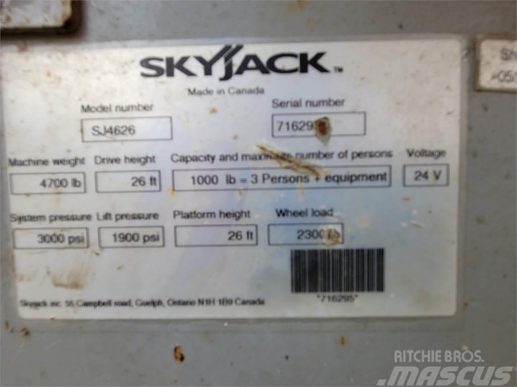 SkyJack SJ4626 Muut koneet