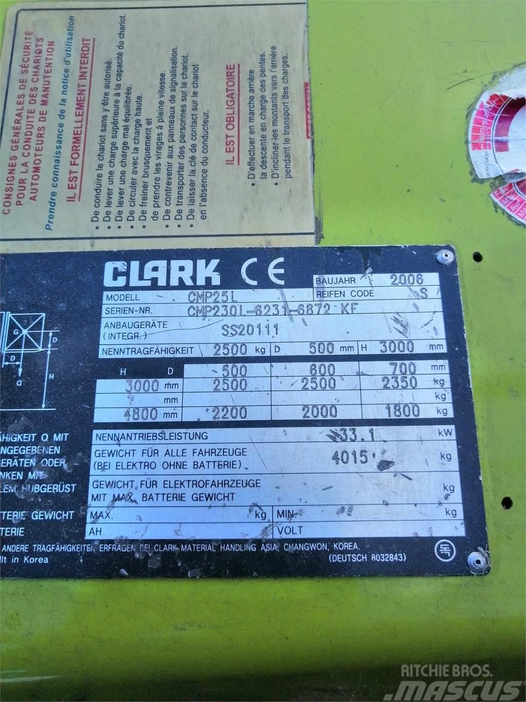 Clark CMP 25 L Muut haarukkatrukit