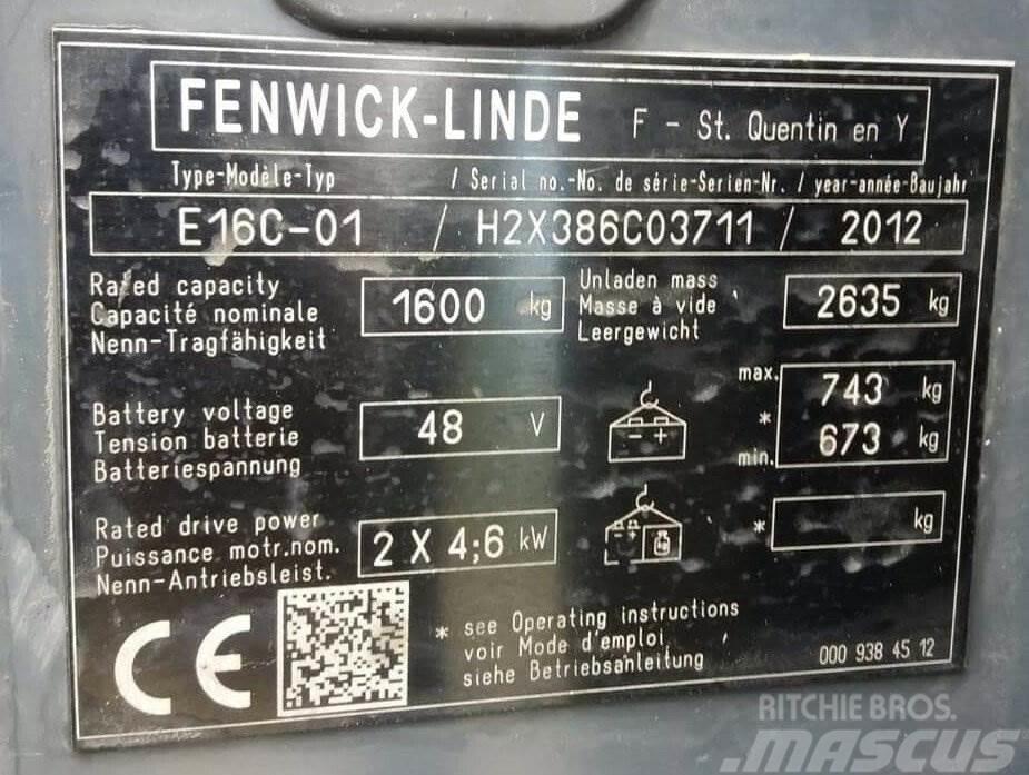 Fenwick E16C-01 Muut haarukkatrukit