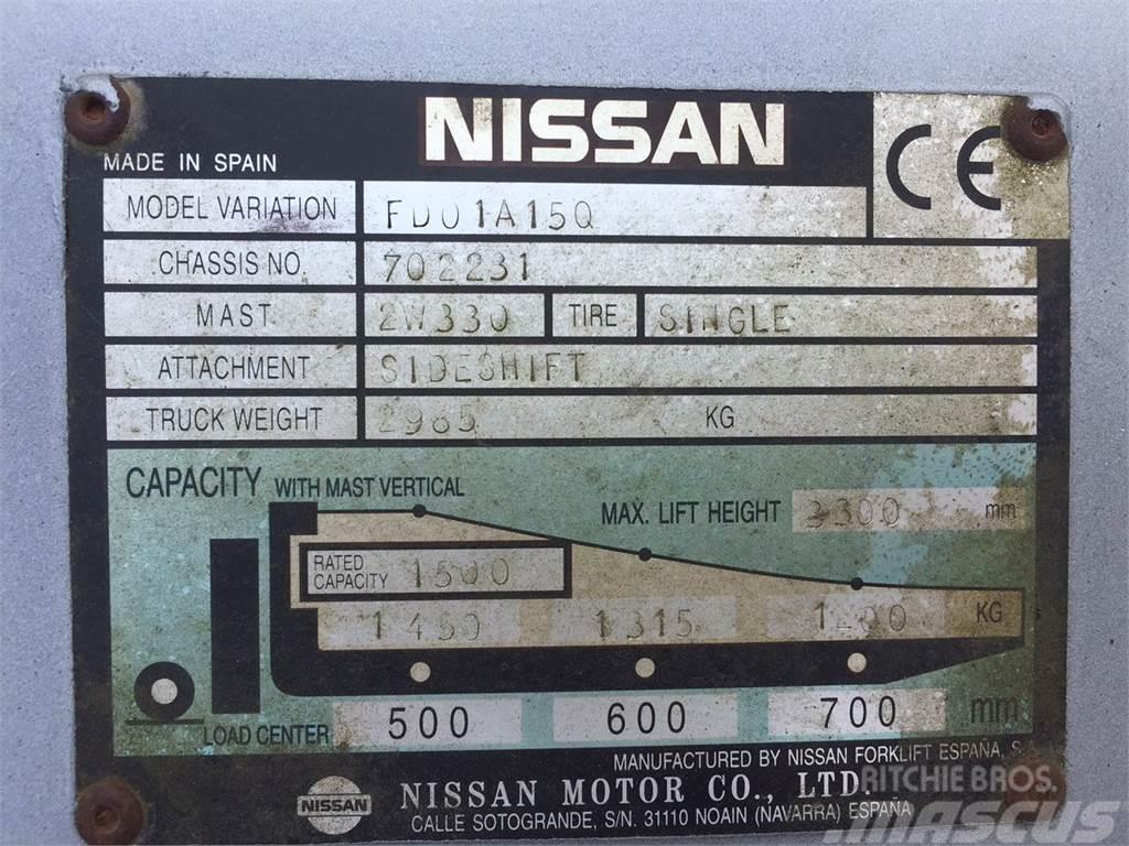 Nissan FD01A15Q Muut haarukkatrukit