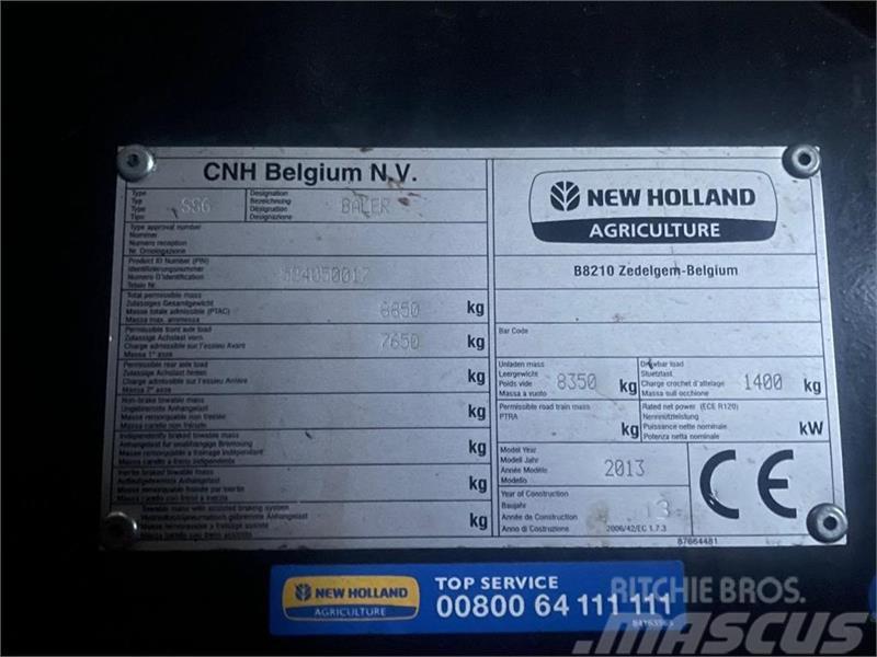 New Holland BB 1290 RC Kanttipaalaimet