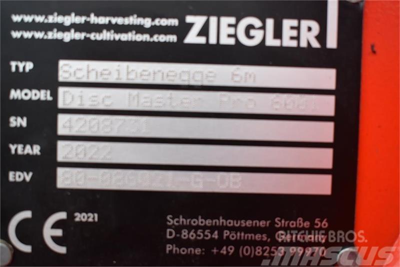 Ziegler Disc Master Pro 6001 Kiekkomultaimet ja lautasäkeet