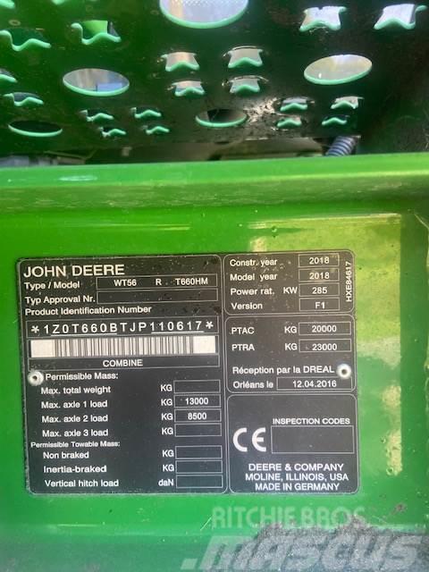 John Deere T660 HM Leikkuupuimurit
