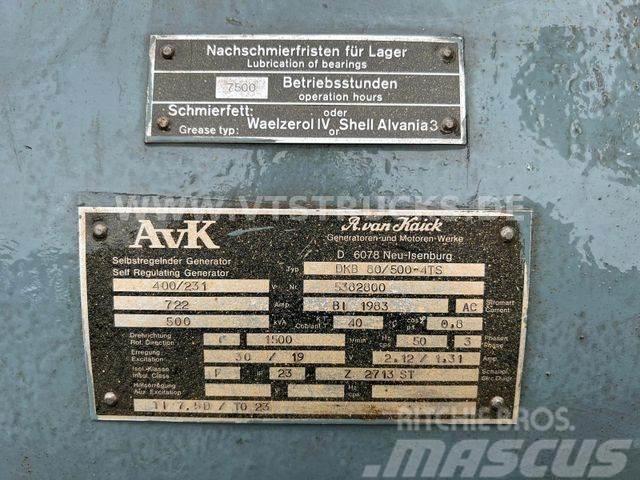 AVK DKB 80/500-4TS Stromgenerator 400V 500 kVA Muut