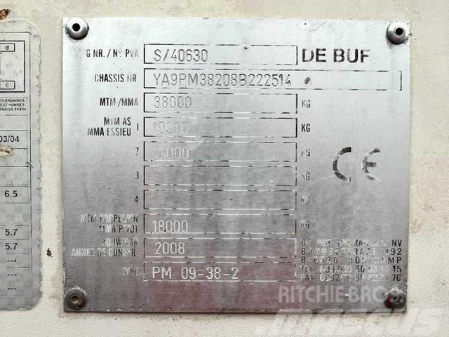 De Buf Beton-Mischer 9m³/Sermac 28m Betonpumpe Betonikuorma-autot
