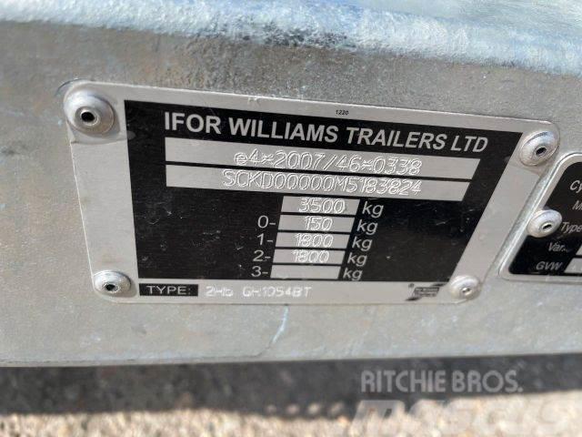 Ifor Williams 2Hb GH35, NEW NOT REGISTRED,machine transport824 Autonkuljetusperävaunut