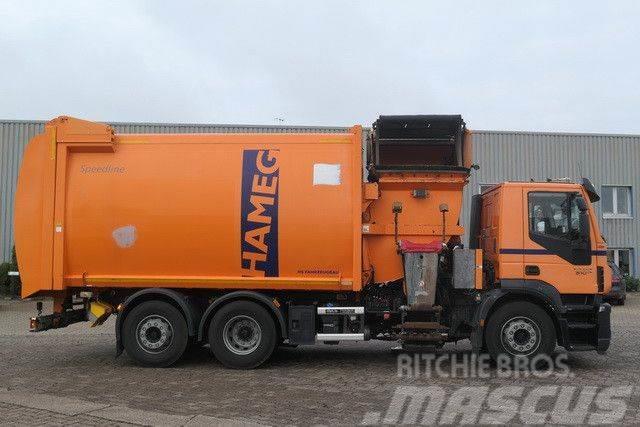 Iveco AD260SY/PS, Terberg, Seitenlader, 30m³, 140tkm Jäteautot