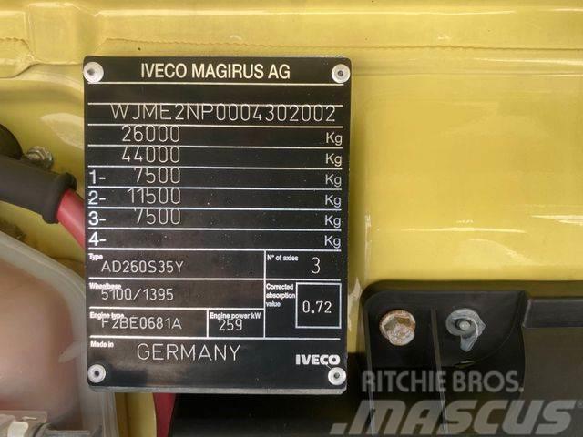 Iveco STRALIS 350 with sides 6x2, crane,EURO 3 vin 002 Lava-kuorma-autot