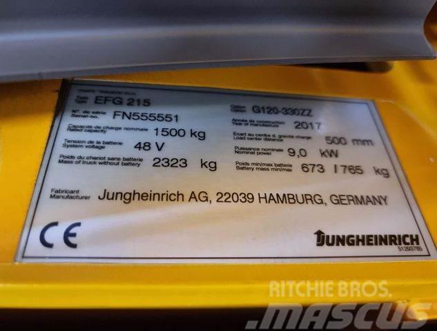 Jungheinrich EFG 215 - 3.3M HUBHÖHE - 5.188 STD. - NEUWERTIG Muut haarukkatrukit