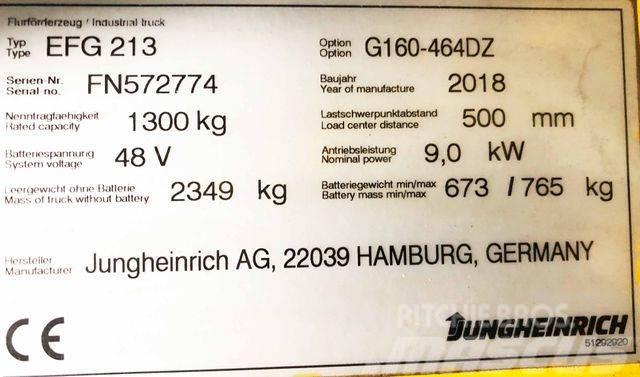 Jungheinrich EFG213 - 4640MM HUBHÖHE - BATTERIE 2021 - 100% Muut haarukkatrukit