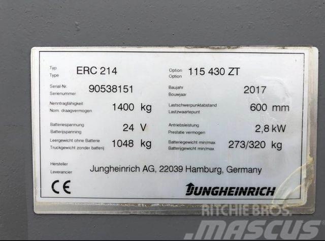 Jungheinrich ERC 214 - 4300MM HUB - 1400KG - NEUWERTIG Korkeakeräilytrukit