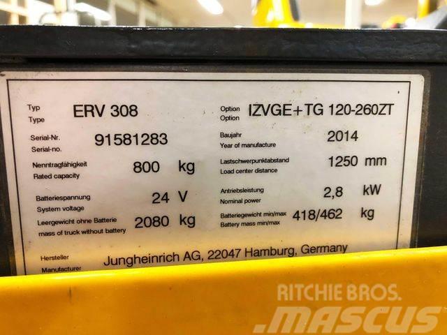 Jungheinrich ERV 308 - SPEZIALBAU - 4659STD. - BJ.2014 Korkeakeräilytrukit