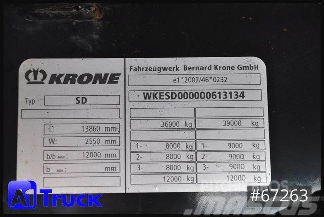 Krone SDK 27, Koffer, 1 Vorbesitzer, TÜV 08/2024 Umpikori puoliperävaunut