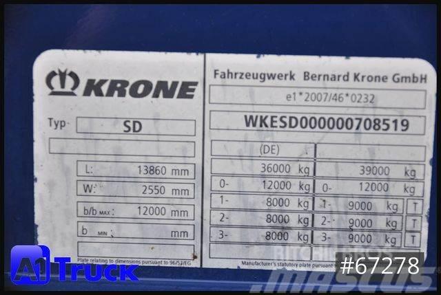 Krone SDK 27, Koffer, Doppelstock, 1 Vorebsitzer Umpikori puoliperävaunut