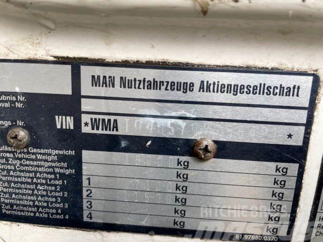MAN 19.293 4X4 snowplow, for containers vin 491 Vaihtolava-autot