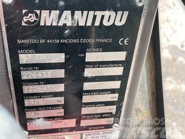 Manitou MTL731 frontloader 4x4 VIN 433 Etukuormaimet ja kaivuulaitteet