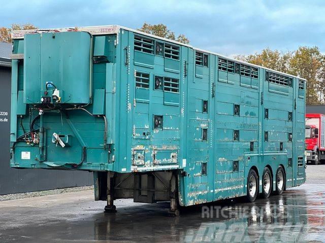 Pezzaioli 3.Stock Cattle-Cruiser Hals+Tiefbett Typ2 Eläinkuljetuspuoliperävaunut