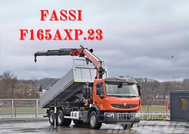 Renault Premium 370 *FASSI F165AXP.23 + FUNK/ 6x4 * TOP Nosturiautot