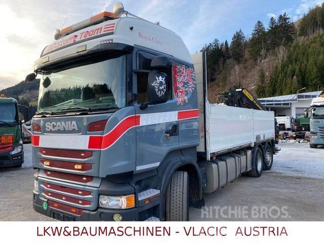 Scania R410 mit Kran Palfinger PK20002EH Lava-kuorma-autot