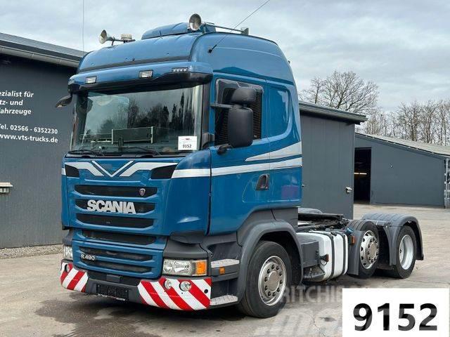 Scania R490 6x2 Lenk-/Lift Euro6 Schwerlast-SZM Vetopöytäautot