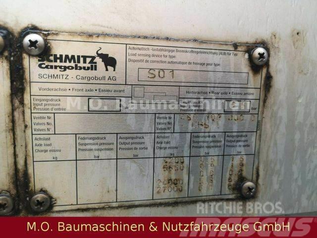 Schmitz Cargobull S 01 / 3 Achser / Luftgefedert / Puoliperävaunulavetit