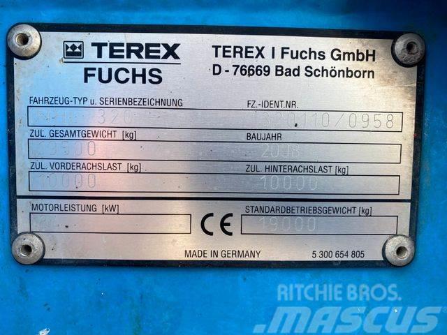 Terex Fuchs MHL 320 Umschlagbagger **BJ. 2008 * 7701H Pyöräkaivukoneet