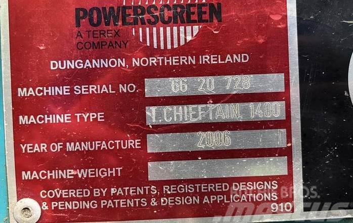 Powerscreen Chieftain 1400 Seulat