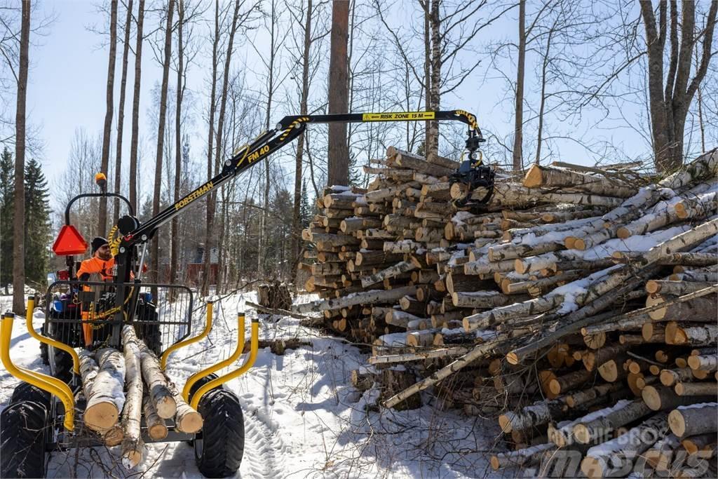  Forstman 3,5t metsäkärry 4m nostimella Metsäperävaunut