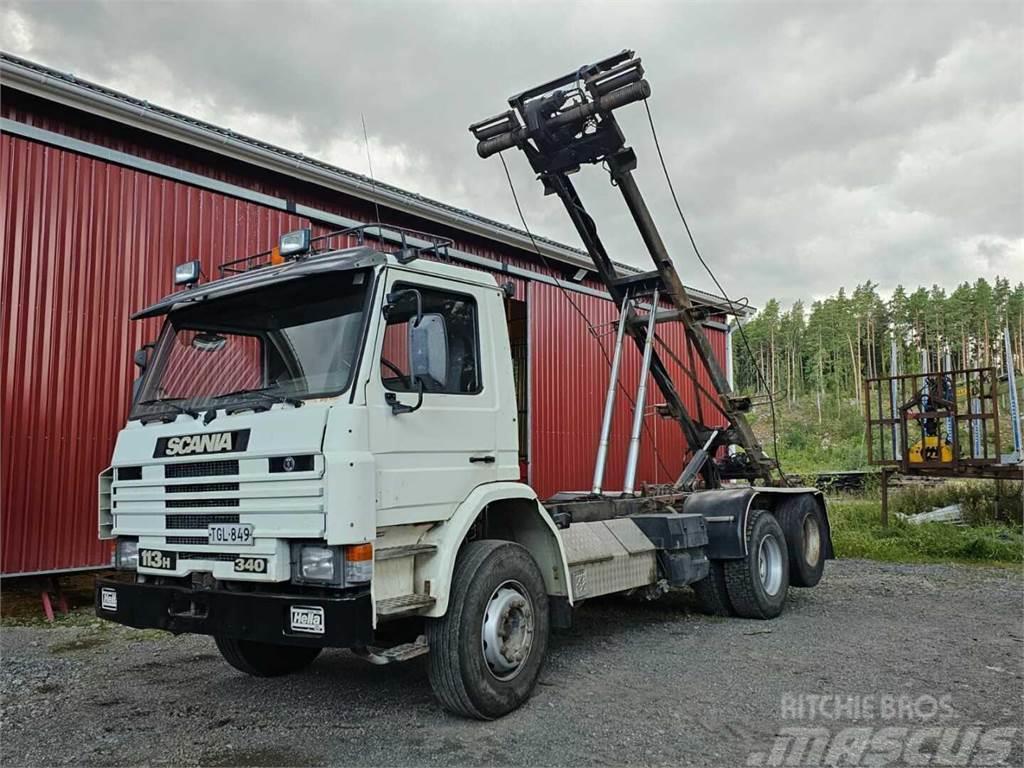 Scania 113H myydään katsastettuna Vaihtolava-autot