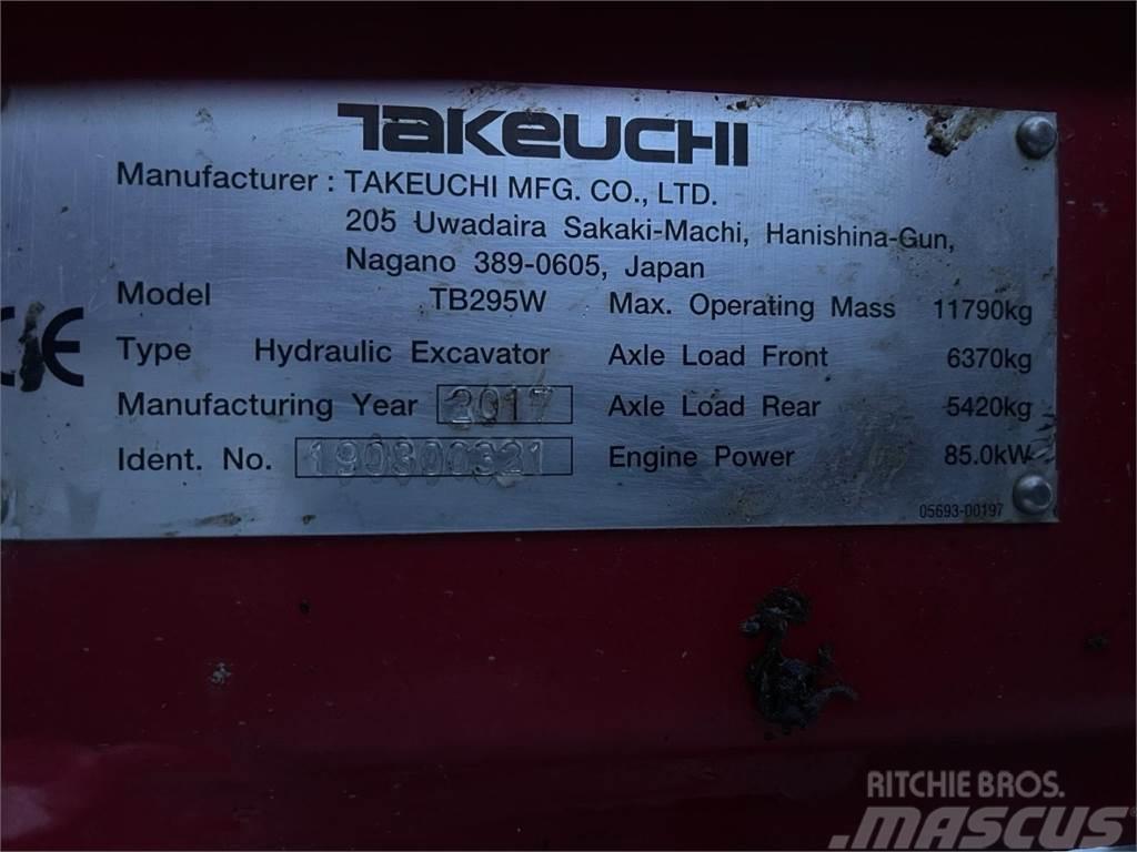 Takeuchi TB295 W Pyöräkaivukoneet